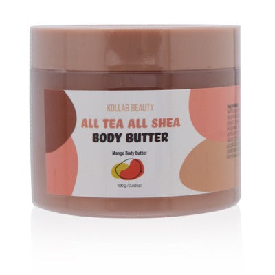 Kollab Beauty All Tea All Shea Body Butter Mango 3.53 oz