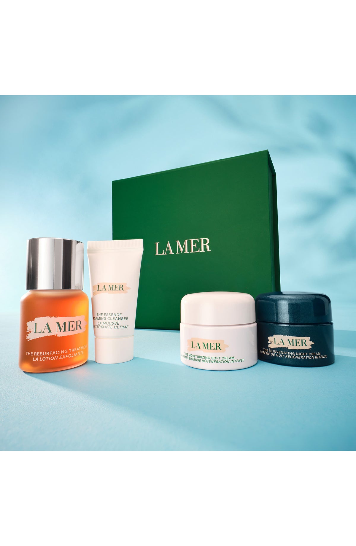 La Mer x Sephora Insider Cleanser Moisturizer Cream 4 pc Mini Travel Set 0.34 oz/17 mL