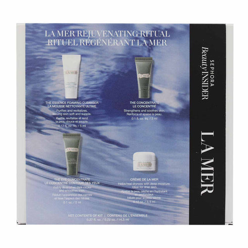 La Mer x Sephora Insider Cleanser Moisturizer Cream 4 pc Mini Travel Set 0.34 oz/17 mL