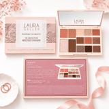 Laura Geller Passport To Pretty 9 Multi-Finish Eyeshadows, 2 Blushes, 1 Bronzer, 1 Highlighter - The Getaway Collection (0.5 oz X9, 0.2 oz X2, 0.12 oz, 0.1 oz)