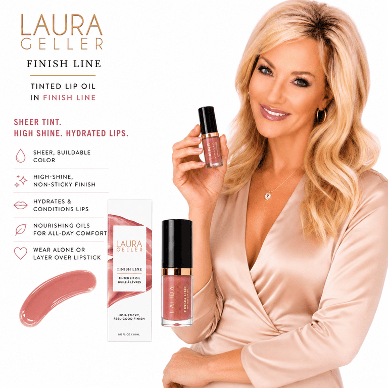 Laura Geller Treat-N-Go Tinted Lip Oil - Finish Line (0.13 oz)