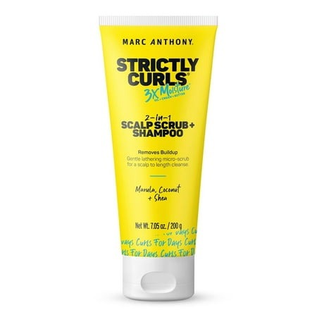 Marc Anthony Stricttly Curls 3x Moisture 2 in 1 Scalp Scrub + Shampoo 7.0 oz