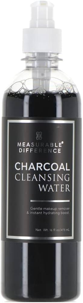Measurable Difference Charcoal Cleansing Water Pump Cap 16 oz/473 mL
