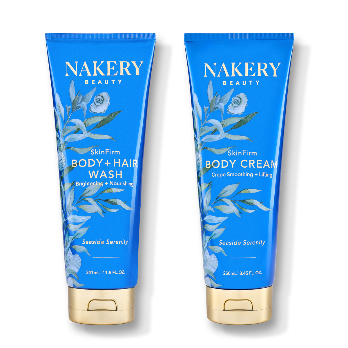 Nakery Skinfirm Body + Hair Wash 341 mL - Seaside Serenity (11.5 oz)