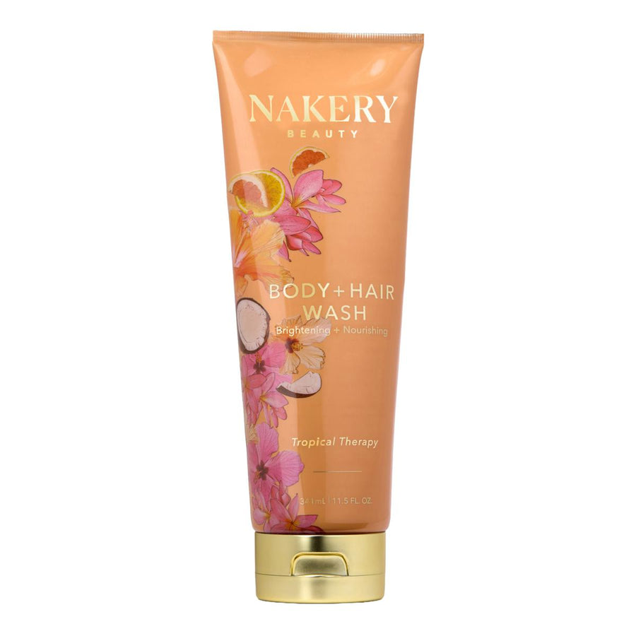 Nakery Skinfirm Body + Hair Wash 341 mL - Tropical Therapy (11.5 oz)