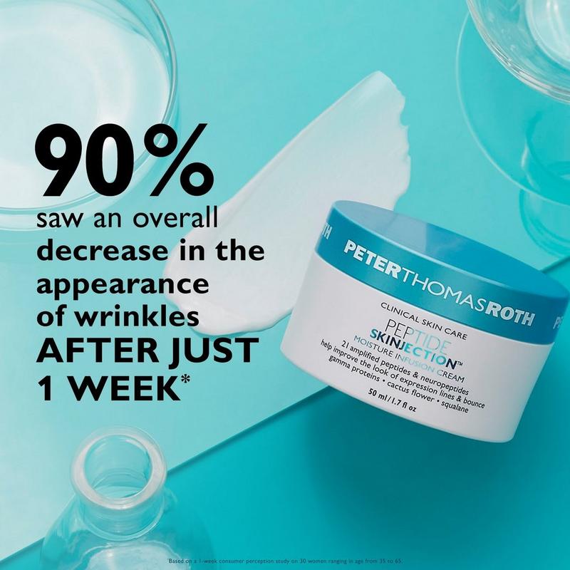Peptide Skinjection Moisturizer Refill Pad - Moisture Infusion Cream, 50 mL / 1.7 oz