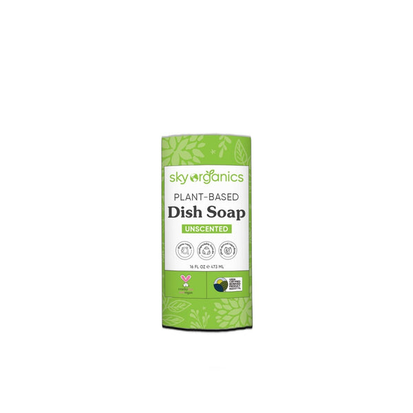 Plant Based Dish Soap - Unscented 16 Oz