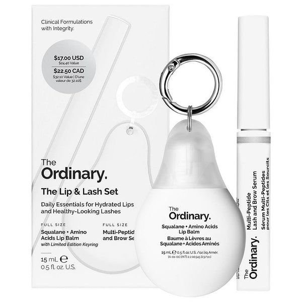The Ordinary Lip & Lash Set, Daily Essentials