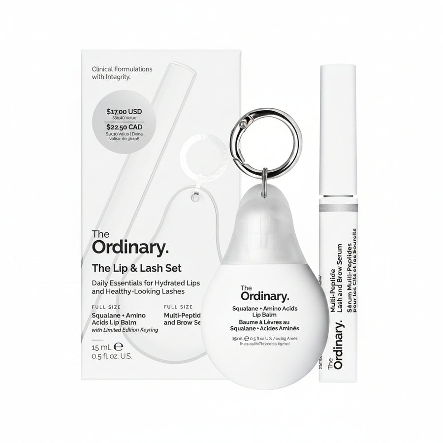 The Ordinary Lip & Lash Set, Daily Essentials