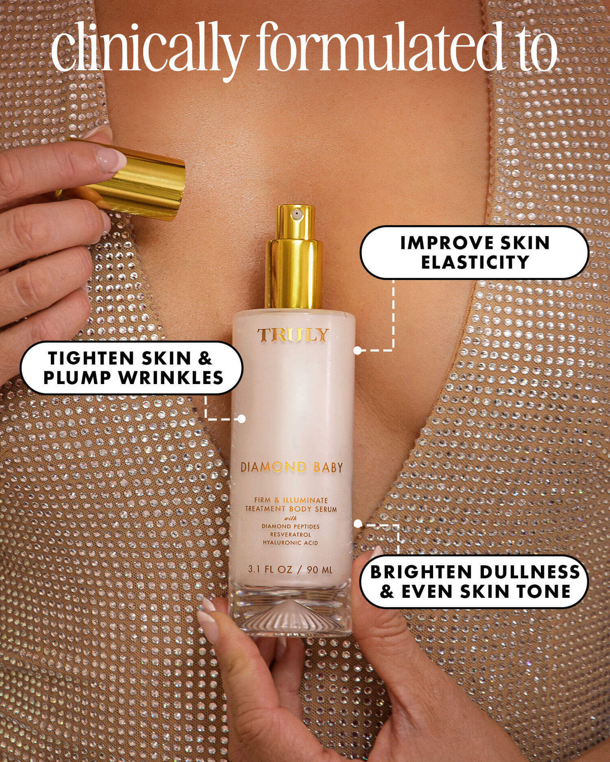 Truly Diamond Baby Body Serum 3.1 oz