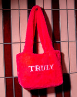 Truly Pink Fuzzy Bag